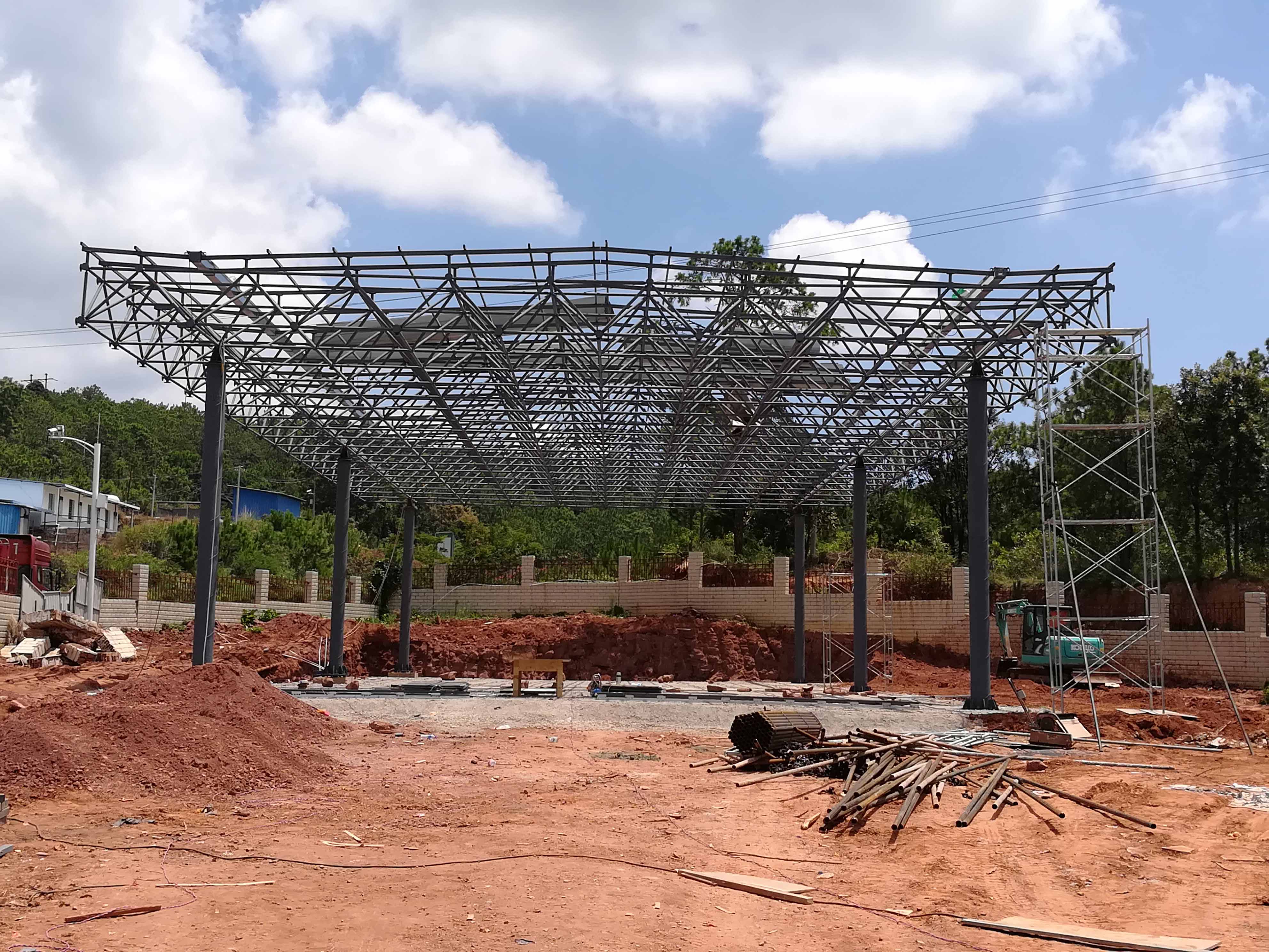 莆田加油站网架屋面