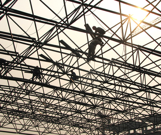 莆田厂房网架安装